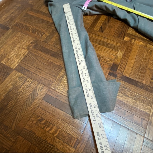 Vintage 1940s Forstmann Virgin Wool Grey Coat. Double Breasted. Size 4 or 6. - Picture 16 of 16